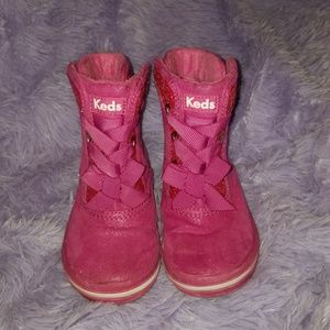 Keds sparkle pink boot